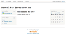 Tablet Screenshot of moodle.bandeapart.org